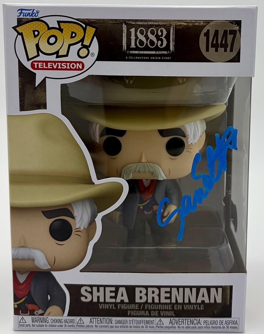Sam Elliott signed "Shea Brennan" Funko #1447 (1883) - Beckett COA